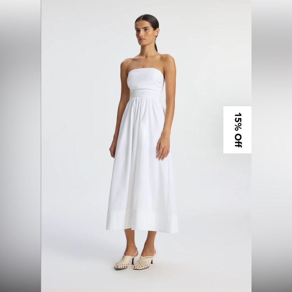 ALC Tate Strapless Midi Dress